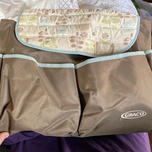 Graco diaper bag.  Woodsy theme.
